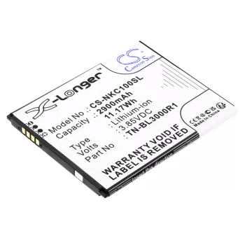   Nokia TN-BL3000R1 helyettesítő mobiltelefon akkumulátor (Li-ion, 3.85V, 2900mAh / 11.17Wh) - Utángyártott