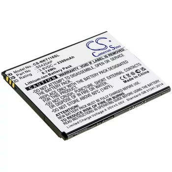   Nokia S5420AP helyettesítő mobiltelefon akkumulátor (Li-ion, 3.8V, 2300mAh / 8.74Wh) - Utángyártott