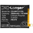 Nokia HE378 helyettesítő mobiltelefon akkumulátor (Li-Polymer, 3.8V, 2800mAh / 10.64Wh) - Utángyártott