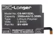 Nokia BV-4BW helyettesítő mobiltelefon akkumulátor (Li-Polymer, 3.8V, 3500mAh / 13.30Wh) - Utángyártott