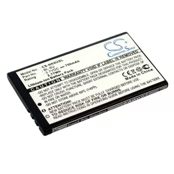   Nokia BL-6U helyettesítő mobiltelefon akkumulátor (Li-ion, 3.7V, 750mAh) - Utángyártott