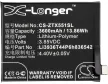 Nubia Li3936T44P6h836542 helyettesítő mobiltelefon akkumulátor (Li-Polymer, 3.85V, 3600mAh / 13.86Wh) - Utángyártott