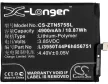 Nubia Li3950T44P6h856751 helyettesítő mobiltelefon akkumulátor (Li-Polymer, 3.85V, 4900mAh / 18.87Wh) - Utángyártott