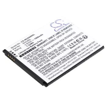   NUU NUUA6L helyettesítő mobiltelefon akkumulátor (Li-ion, 3.8V, 1900mAh / 7.22Wh) - Utángyártott