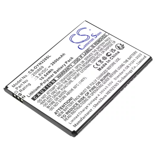 Olympia NEO helyettesítő mobiltelefon akkumulátor (Li-Polymer, 3.8V, 2800mAh / 10.64Wh) - Utángyártott
