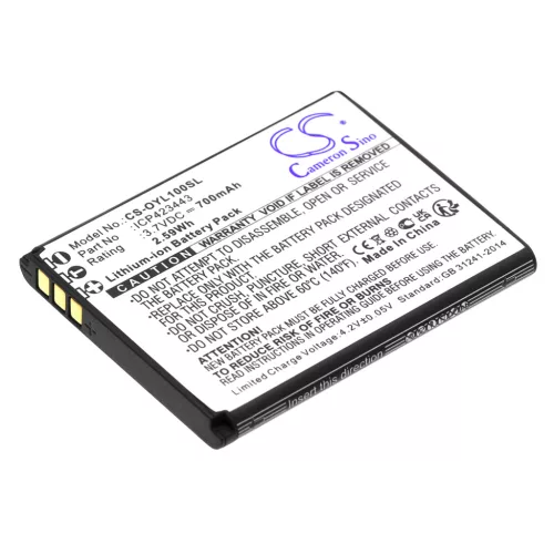 Olympia ICP423443 helyettesítő mobiltelefon akkumulátor (Li-ion, 3.7V, 700mAh / 2.59Wh) - Utángyártott