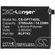 Oneplus BLP743 helyettesítő mobiltelefon akkumulátor (Li-Polymer, 3.85V, 3700mAh / 14.25Wh) - Utángyártott