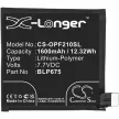OPPO BLP675 helyettesítő mobiltelefon akkumulátor (Li-Polymer, 7.7V, 1600mAh / 12.32Wh) - Utángyártott