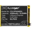 OPPO BLP835 helyettesítő mobiltelefon akkumulátor (Li-Polymer, 3.87V, 4300mAh / 16.64Wh) - Utángyártott