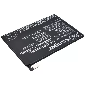   OPPO BLP579 helyettesítő mobiltelefon akkumulátor (Li-Polymer, 3.8V, 2000mAh / 7.6Wh) - Utángyártott
