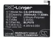 OPPO BLP579 helyettesítő mobiltelefon akkumulátor (Li-Polymer, 3.8V, 2000mAh / 7.6Wh) - Utángyártott