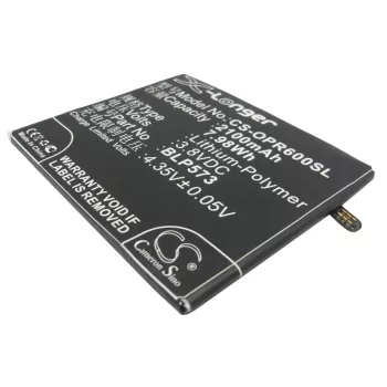   OPPO BLP573 helyettesítő mobiltelefon akkumulátor (Li-Polymer, 3.8V, 2100mAh / 7.98Wh) - Utángyártott