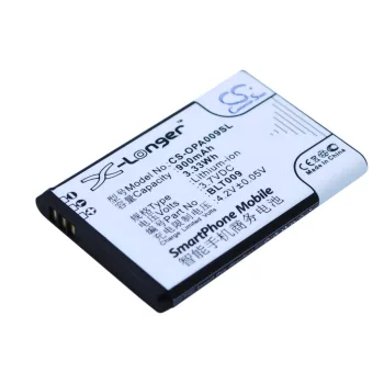   OPPO BLT009 helyettesítő mobiltelefon akkumulátor (Li-ion, 3.7V, 900mAh / 3.33Wh) - Utángyártott