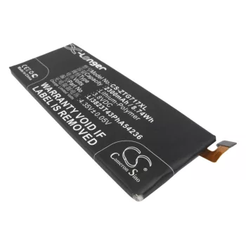   ZTE Li3824T43P6hA54236-H helyettesítő mobiltelefon akkumulátor (Li-Polymer, 3.8V, 2300mAh / 8.74Wh) - Utángyártott