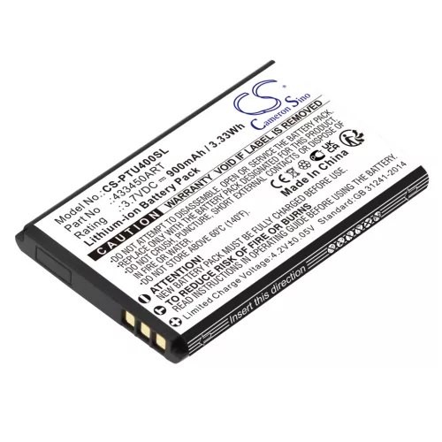 Panasonic 433450ART helyettesítő mobiltelefon akkumulátor (Li-ion, 3.7V, 900mAh / 3.33Wh) - Utángyártott
