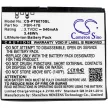 Pantech PBR-47B helyettesítő mobiltelefon akkumulátor (Li-ion, 3.7V, 940mAh / 3.48Wh) - Utángyártott
