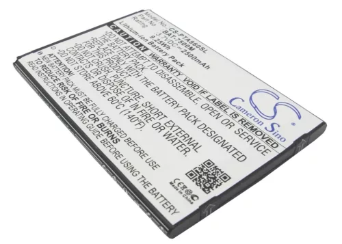 Pantech BAT-7500M helyettesítő mobiltelefon akkumulátor (Li-ion, 3.7V, 2500mAh / 9.25Wh) - Utángyártott