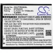 Pantech BTR930B helyettesítő mobiltelefon akkumulátor (Li-ion, 3.7V, 1700mAh / 6.29Wh) - Utángyártott