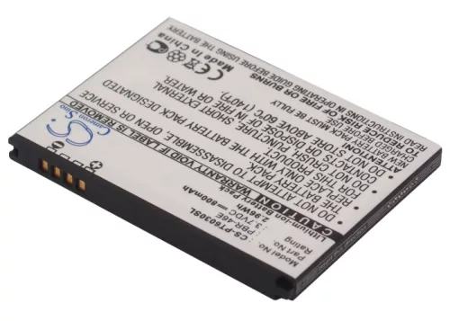 Pantech PBR-46E helyettesítő mobiltelefon akkumulátor (Li-ion, 3.7V, 800mAh / 2.96Wh) - Utángyártott