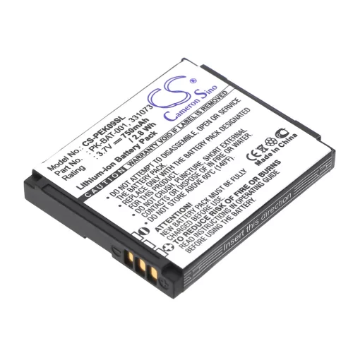 Peek 331073, PK-BAT-001 helyettesítő mobiltelefon akkumulátor (Li-ion, 3.7V, 750mAh) - Utángyártott