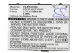 Pharos PZX95 helyettesítő mobiltelefon akkumulátor (Li-ion, 3.7V, 1400mAh / 5.2Wh) - Utángyártott
