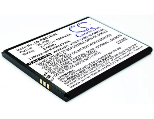 PHICOMM BL-F35 helyettesítő mobiltelefon akkumulátor (Li-ion, 3.7V, 1800mAh / 6.66Wh) - Utángyártott