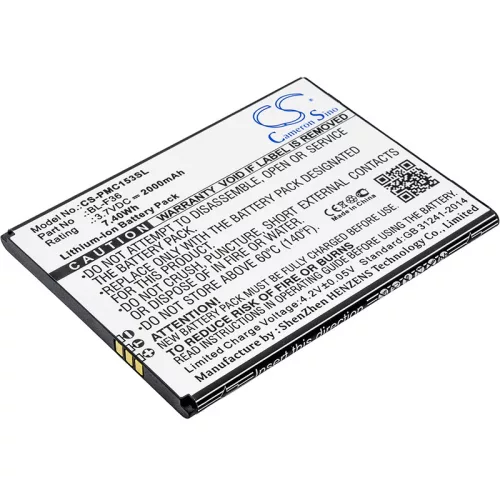 PHICOMM BL-F36 helyettesítő mobiltelefon akkumulátor (Li-ion, 3.7V, 2000mAh / 7.40Wh) - Utángyártott
