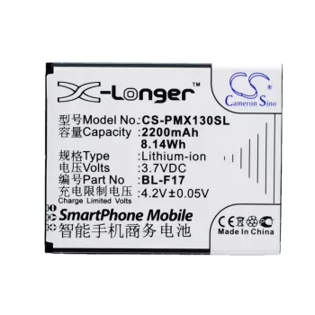   PHICOMM BL-F17 helyettesítő mobiltelefon akkumulátor (Li-ion, 3.7V, 2200mAh / 8.14Wh) - Utángyártott