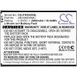 Philips AB3000IWMC helyettesítő mobiltelefon akkumulátor (Li-ion, 3.8V, 2800mAh / 10.64Wh) - Utángyártott