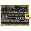 Philips AB4000CWMT helyettesítő mobiltelefon akkumulátor (Li-Polymer, 3.85V, 3900mAh / 15.02Wh) - Utángyártott