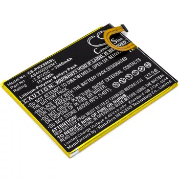   Philips AB4000DWMV helyettesítő mobiltelefon akkumulátor (Li-Polymer, 3.85V, 3900mAh / 15.02Wh) - Utángyártott