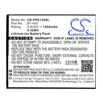   Philips AB1200CWMT helyettesítő mobiltelefon akkumulátor (Li-ion, 3.7V, 1100mAh / 4.07Wh) - Utángyártott