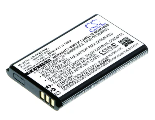Philips AB3160AWMT helyettesítő mobiltelefon akkumulátor (Li-ion, 3.7V, 3000mAh / 11.10Wh) - Utángyártott