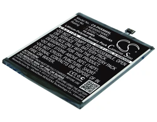 Philips AB3000CWMC helyettesítő mobiltelefon akkumulátor (Li-Polymer, 3.8V, 2800mAh / 10.64Wh) - Utángyártott