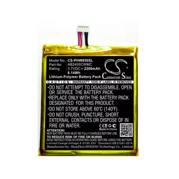   Philips AB2400CWMC helyettesítő mobiltelefon akkumulátor (Li-Polymer, 3.7V, 2200mAh / 8.14Wh) - Utángyártott