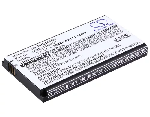 Philips AB3100AWMT helyettesítő mobiltelefon akkumulátor (Li-ion, 3.7V, 3000mAh / 11.10Wh) - Utángyártott