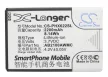 Philips AB2100AWMC helyettesítő mobiltelefon akkumulátor (Li-ion, 3.7V, 2200mAh / 8.14Wh) - Utángyártott