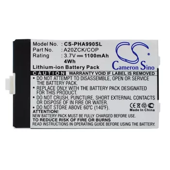   Philips A20ZCK/COP helyettesítő mobiltelefon akkumulátor (Li-ion, 3.7V, 1100mAh) - Utángyártott