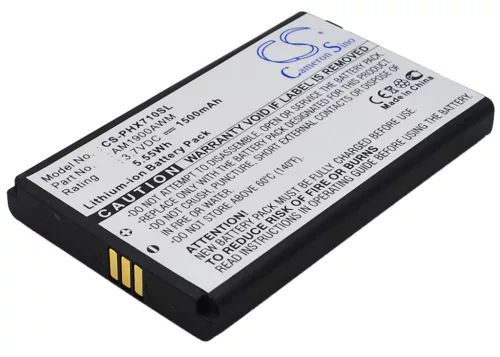 Philips AM1900AWM helyettesítő mobiltelefon akkumulátor (Li-ion, 3.7V, 1500mAh) - Utángyártott