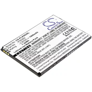   Polaroid P5026A helyettesítő mobiltelefon akkumulátor (Li-ion, 3.8V, 1900mAh / 7.22Wh) - Utángyártott