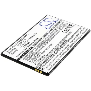   Prestigio PSP7511 helyettesítő mobiltelefon akkumulátor (Li-ion, 3.8V, 2000mAh / 7.60Wh) - Utángyártott