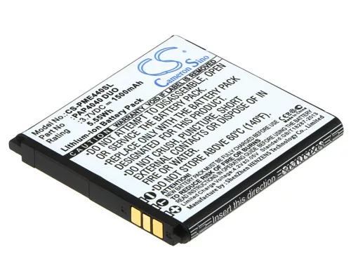 Prestigio PAP4040 DUO helyettesítő mobiltelefon akkumulátor (Li-ion, 3.7V, 1500mAh / 5.55Wh) - Utángyártott