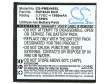 Prestigio PAP4040 DUO helyettesítő mobiltelefon akkumulátor (Li-ion, 3.7V, 1500mAh / 5.55Wh) - Utángyártott