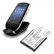 Sagem P/N 523855AR helyettesítő mobiltelefon akkumulátor (Li-ion, 3.7V, 1300mAh / 4.81Wh) - Utángyártott