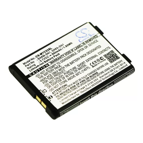 Sagem WGB-630 helyettesítő mobiltelefon akkumulátor (Li-Polymer, 3.7V, 500mAh / 1.85Wh) - Utángyártott