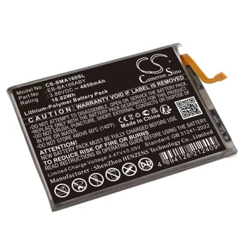   Samsung EB-BA166ABY helyettesítő mobiltelefon akkumulátor (Li-Polymer, 3.88V, 4850mAh / 18.82Wh) - Utángyártott