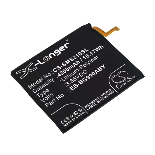 Samsung EB-BG990ABY helyettesítő mobiltelefon akkumulátor (Li-Polymer, 3.85V, 4200mAh / 16.17Wh) - Utángyártott
