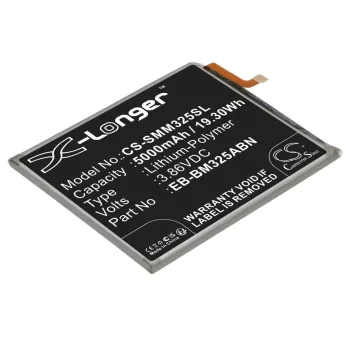   Samsung EB-BM325ABN helyettesítő mobiltelefon akkumulátor (Li-Polymer, 3.86V, 5000mAh / 19.30Wh) - Utángyártott