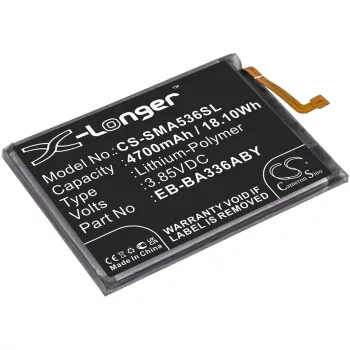   Samsung GH82-28146A helyettesítő mobiltelefon akkumulátor (Li-Polymer, 3.85V, 4700mAh / 18.10Wh) - Utángyártott