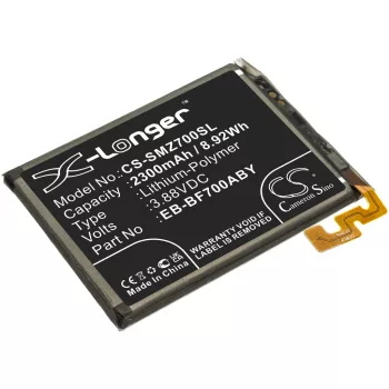   Samsung EB-BF700ABY helyettesítő mobiltelefon akkumulátor (Li-Polymer, 3.88V, 2300mAh / 8.92Wh) - Utángyártott